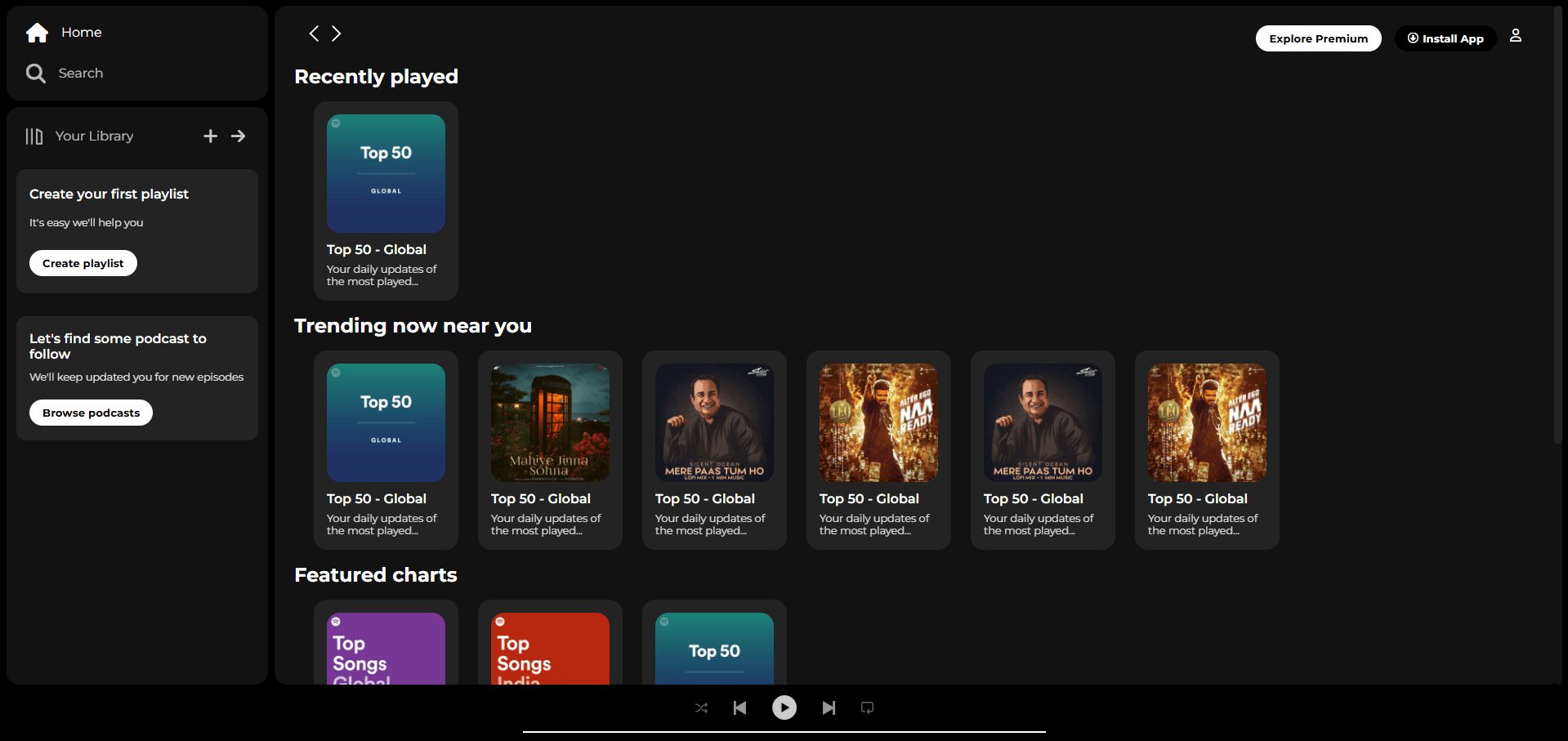 Spotify Clone